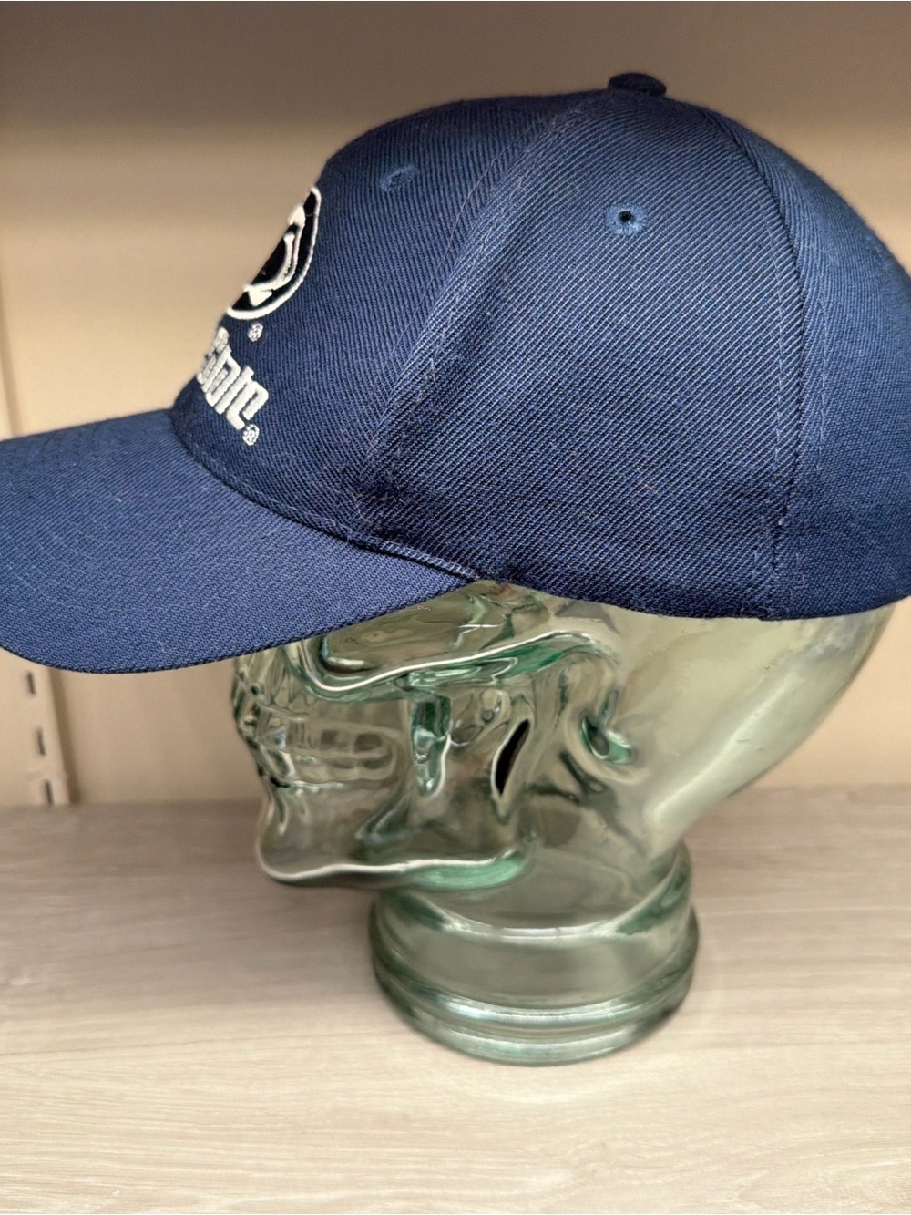 Vintage Penn State Nittany Lions Navy Blue Baseball Cap with Embroidered Logo - Picture 2 of 16